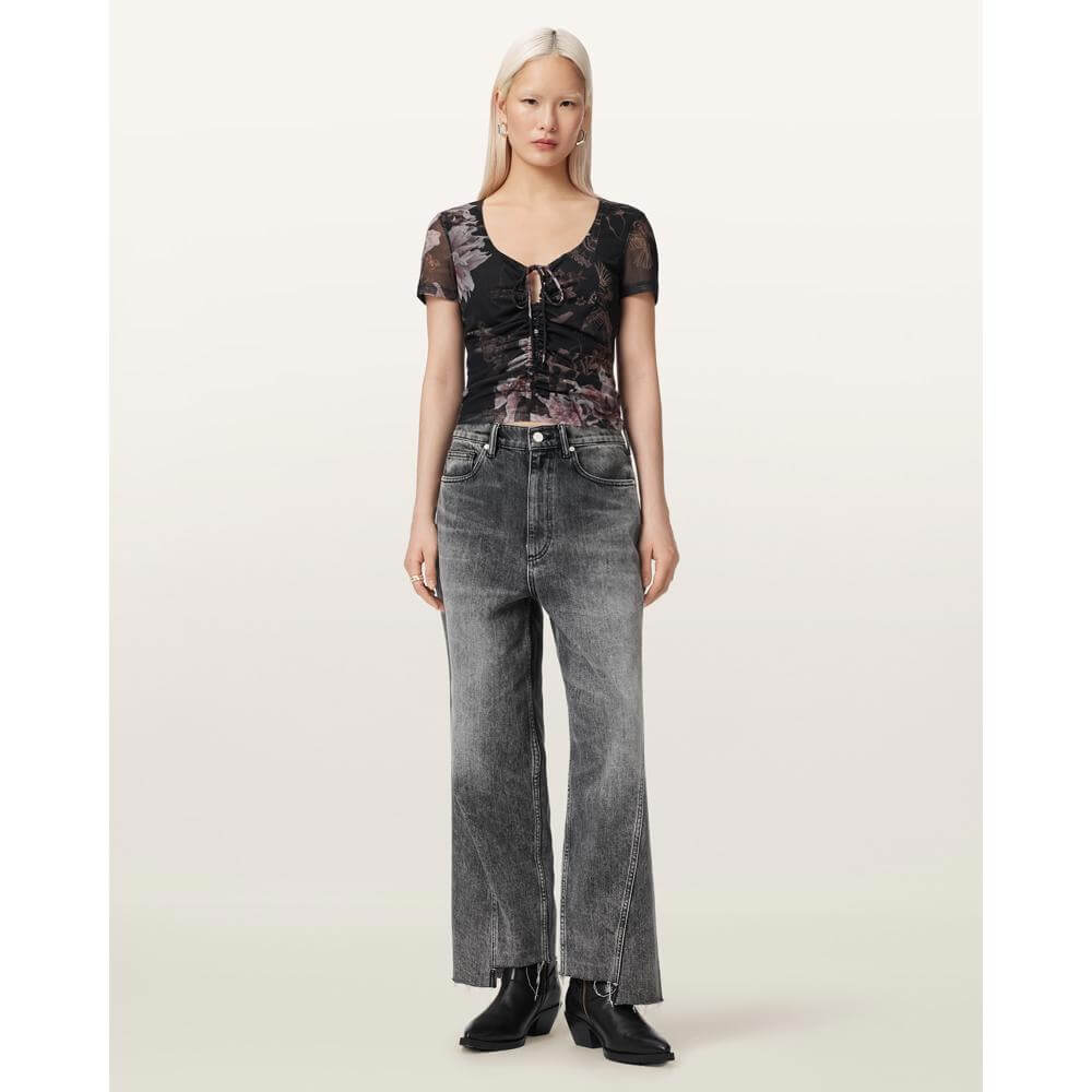 AllSaints Gabby Mesh Top